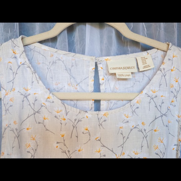 Cynthia Rowley Linen Dress - Size M - Picture 2 of 5